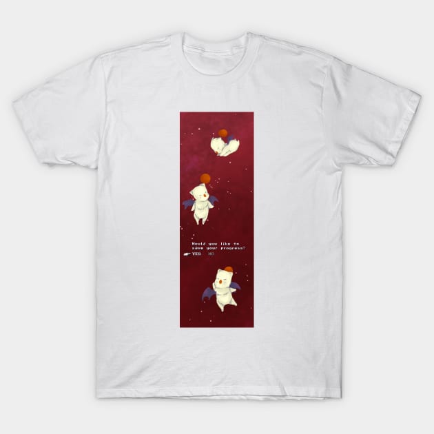 Moguri Final Fantasy Save T-Shirt by Rosbel